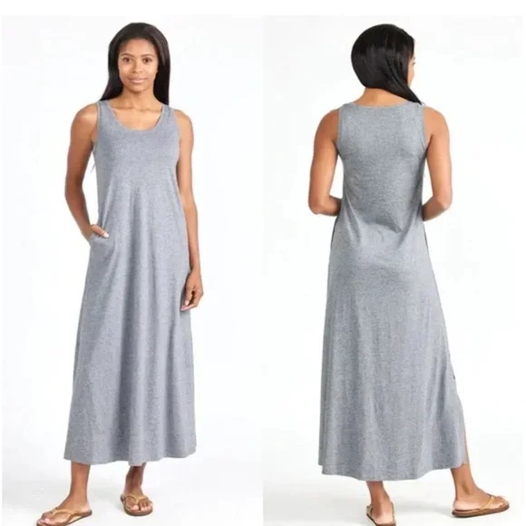 FREE FLY | Womens Bamboo Blend Sleeveless Heritage Midi Dress | M - Picture 2 of 6